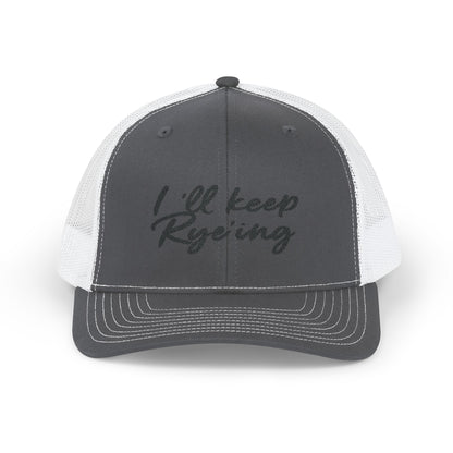Whiskey Snapback Cap - I'll Keep Rye'ing - Golf Hat Limited Edition