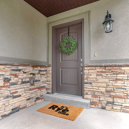 “It’s Rye Time” Whiskey Doormat
