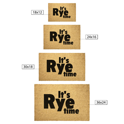 “It’s Rye Time” Whiskey Doormat