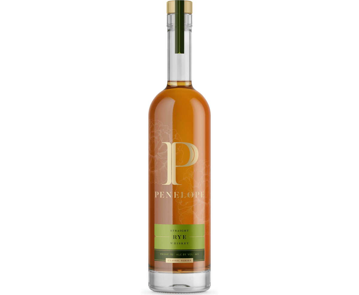 Penelope Straight Rye Whiskey Bottle