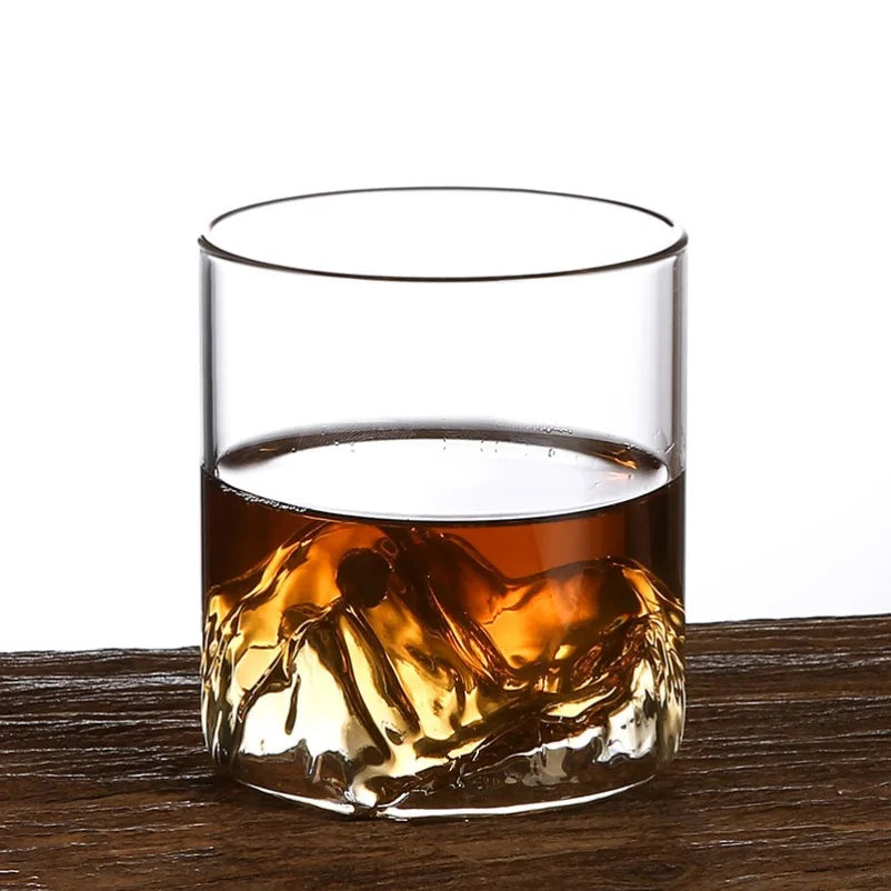3D Mountain Whiskey Glass — Guanshan (5oz)