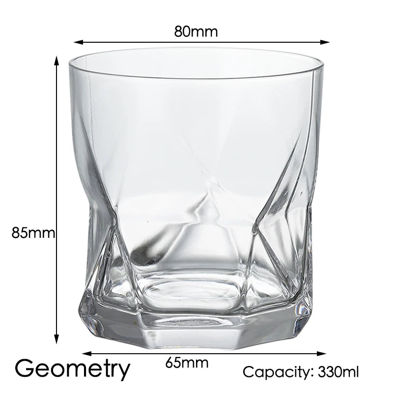 Old Fashioned Whiskey Rocks Glass — 20+ Cuts