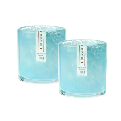 Cloud Sea Japanese Blue Whiskey Glass