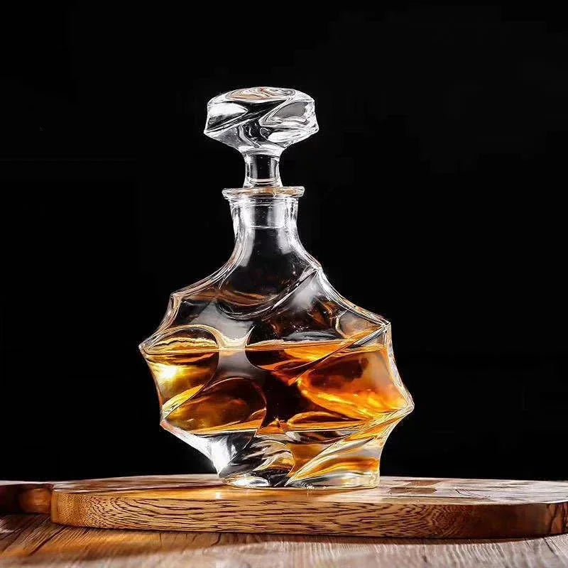 Twisted Crystal Whiskey Decanter (Lead-Free)