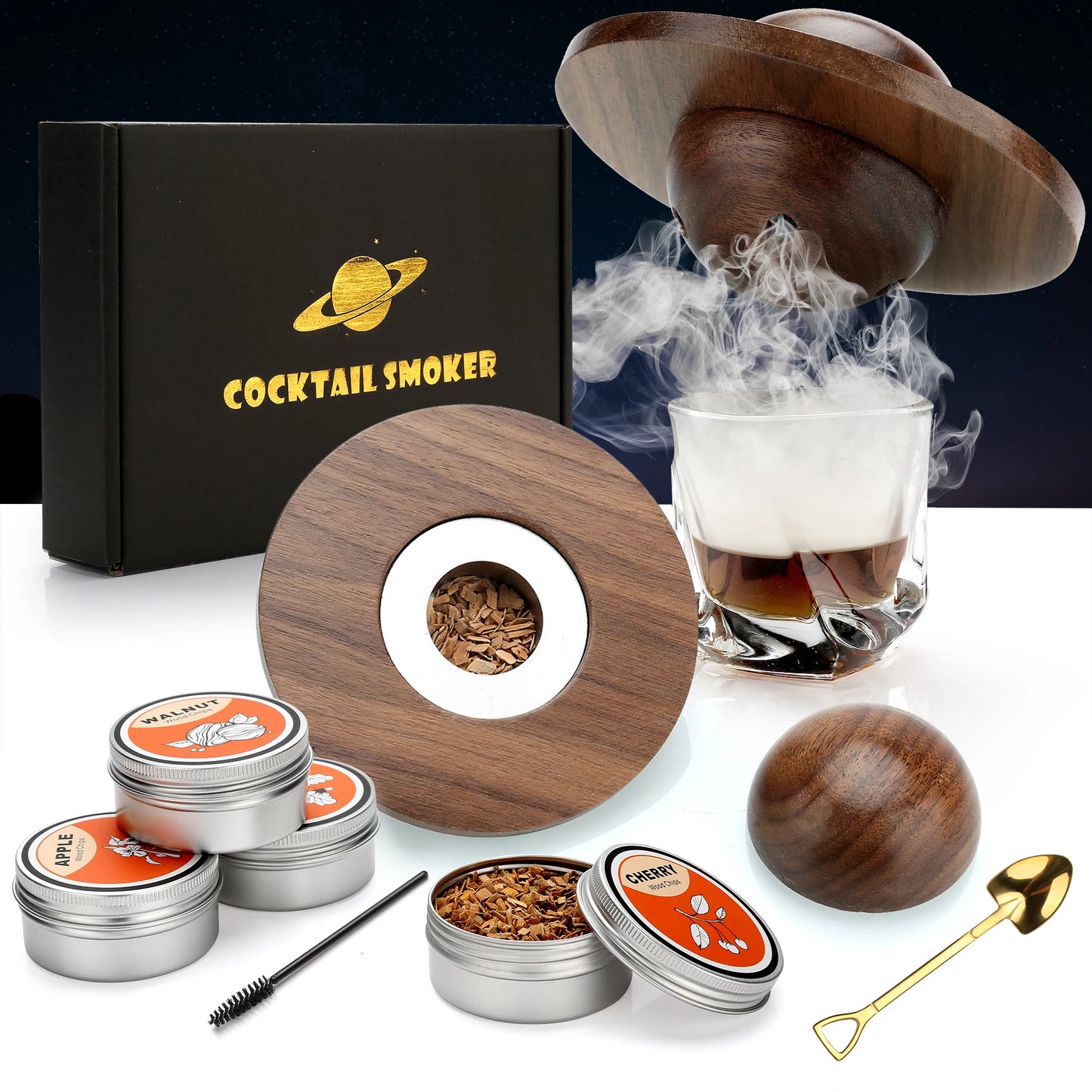 Cocktail Smoker Kit with Wood Chips