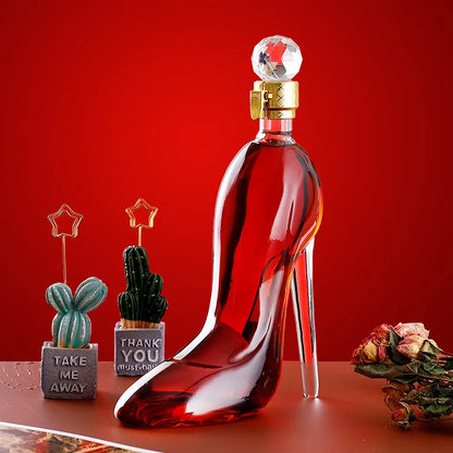 High Heel Stiletto Wine & Whiskey Decanter