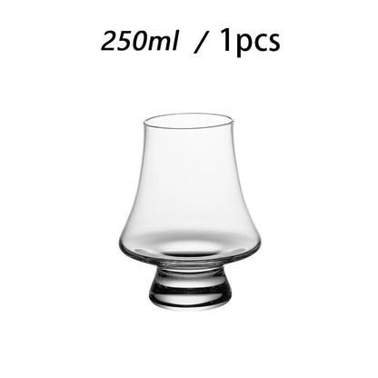 Tapered Whiskey Tasting Glasses – Lead-Free Set (1–6 Pack)
