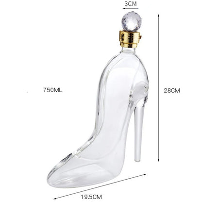 High Heel Stiletto Wine & Whiskey Decanter
