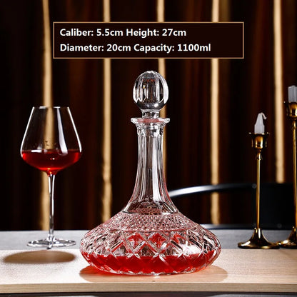 Hammer-Patterned Whisky Decanter Premium Quality