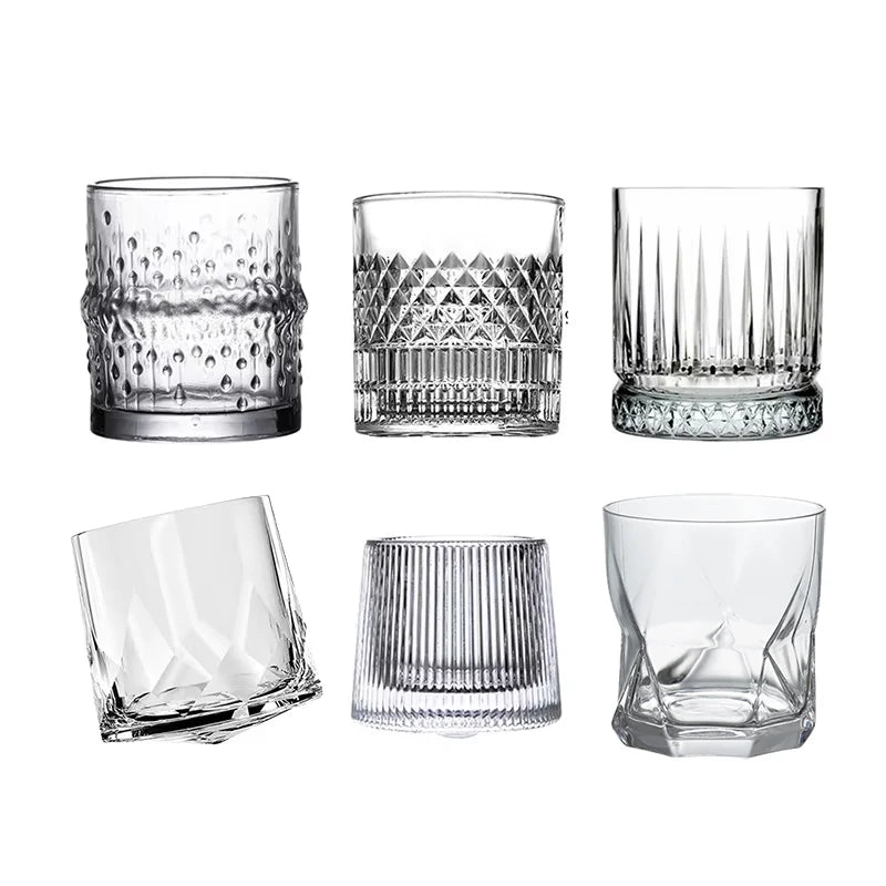 Old Fashioned Whiskey Rocks Glass — 20+ Cuts