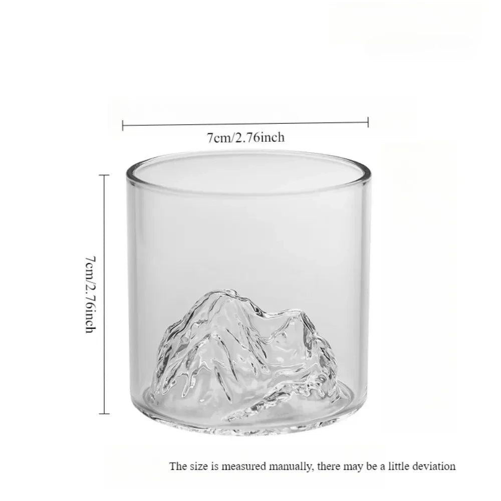 3D Mountain Whiskey Glass — Guanshan (5oz)