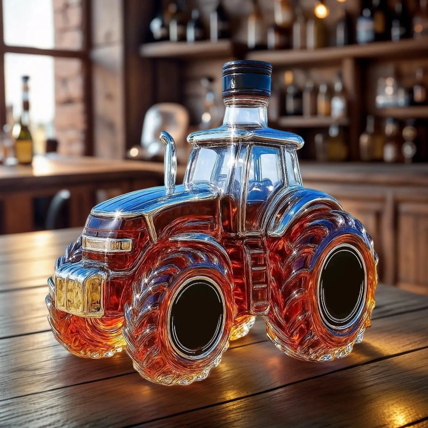 Tractor Whiskey Decanter (300ml Glass)