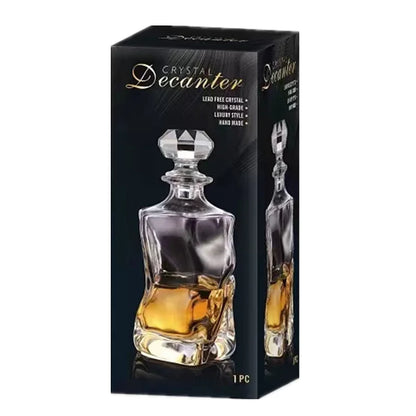 Crumpled Whiskey Decanter: Japanese Art Twist