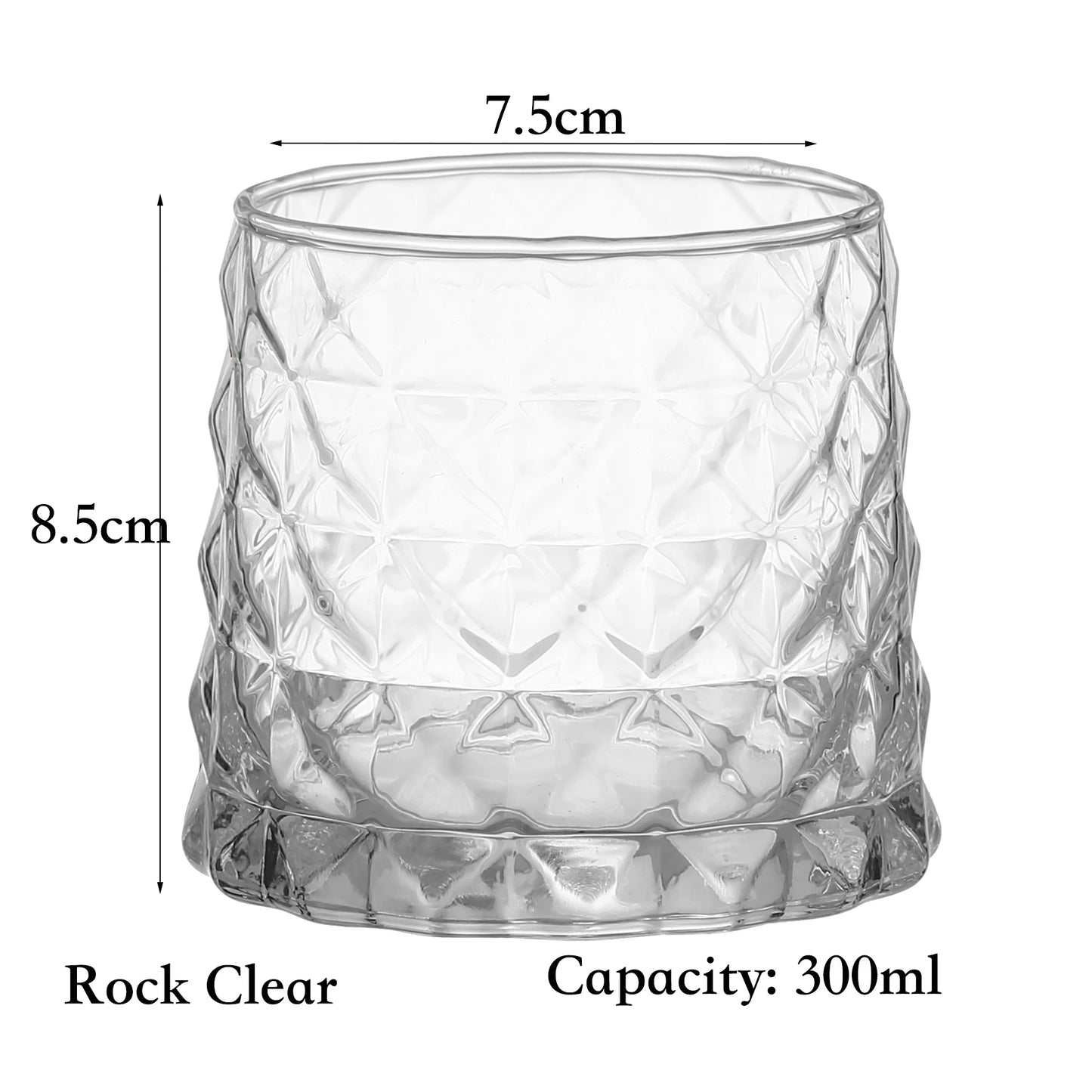 Old Fashioned Whiskey Rocks Glass — 20+ Cuts