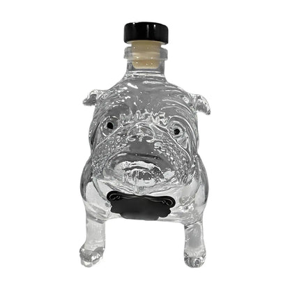 Bulldog Whiskey Decanter — Funny Glass Figure