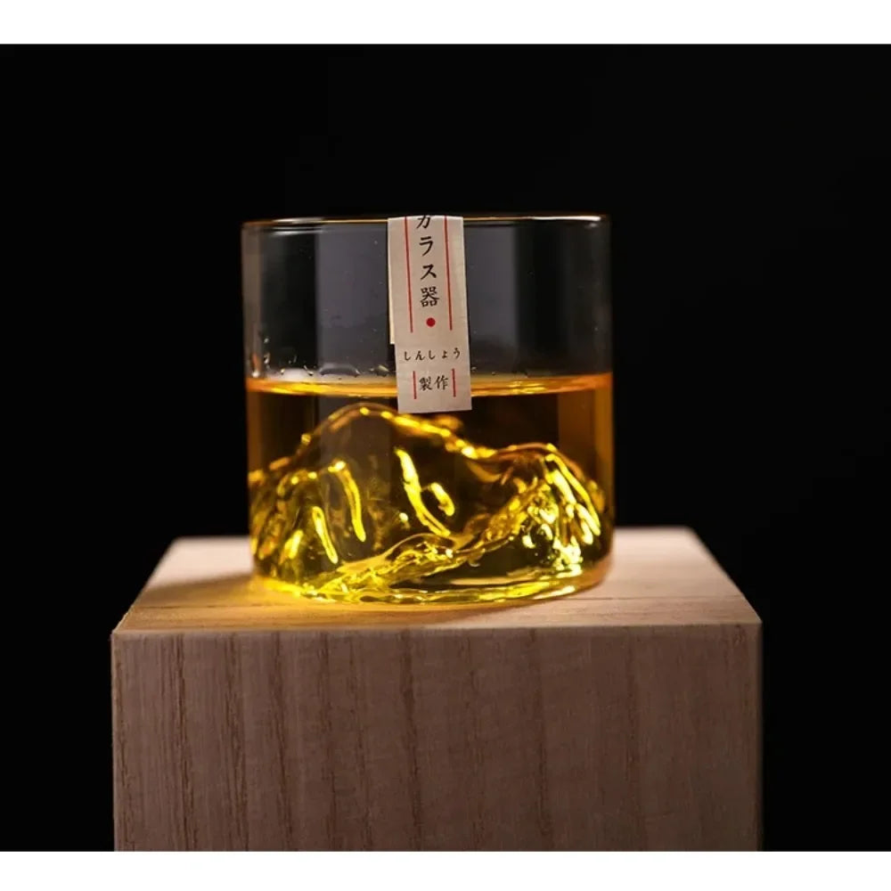 3D Mountain Whiskey Glass — Guanshan (5oz)