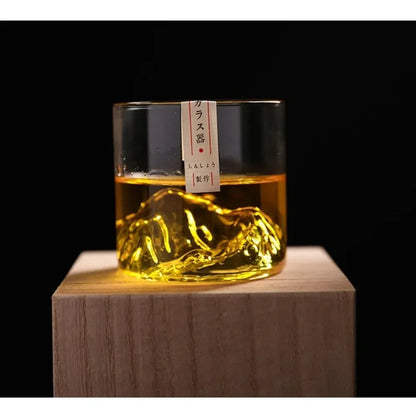 3D Mountain Whiskey Glass — Guanshan (5oz)