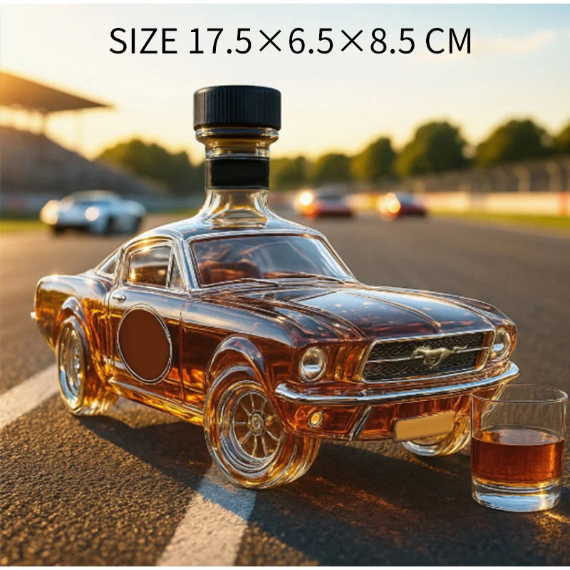 Classic Car Whiskey Decanter — Muscle Car & V-Twin Engine