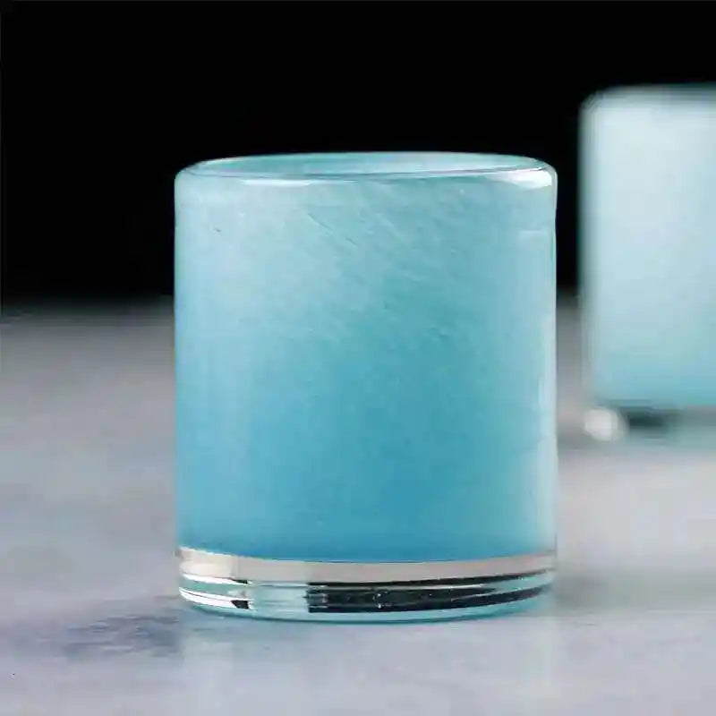 Cloud Sea Japanese Blue Whiskey Glass