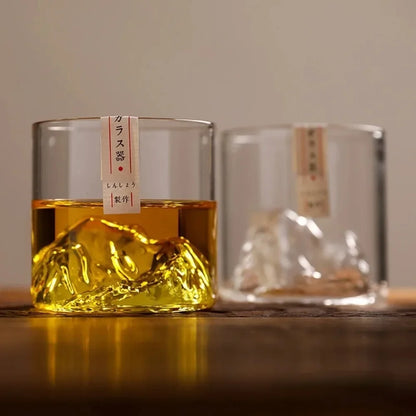 3D Mountain Whiskey Glass — Guanshan (5oz)