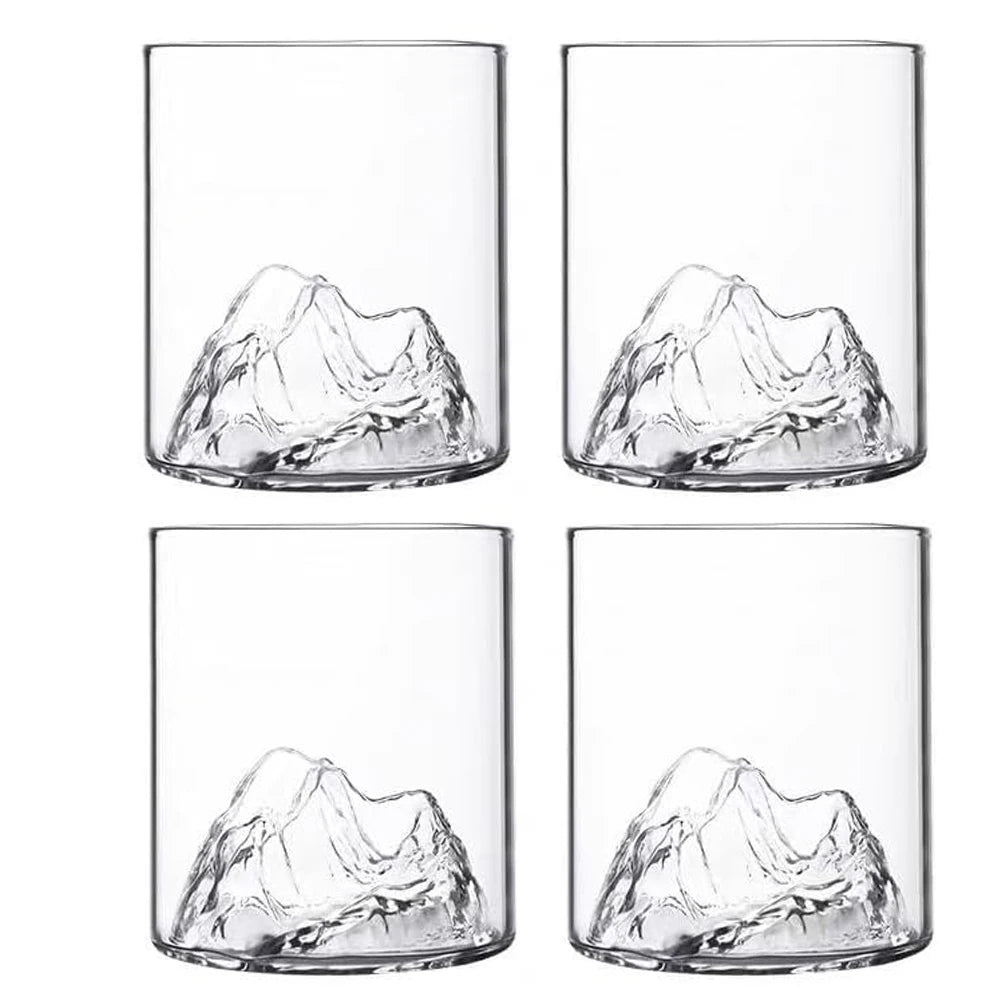 3D Mountain Whiskey Glass — Guanshan (5oz)