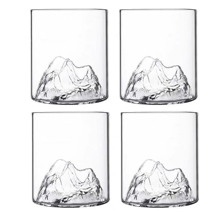 3D Mountain Whiskey Glass — Guanshan (5oz)