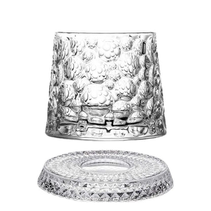 Rotating Whiskey Tumbler — Spinning Base (280ml)