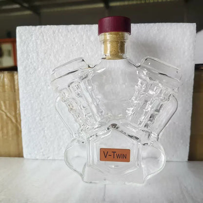 Classic Car Whiskey Decanter — Muscle Car & V-Twin Engine