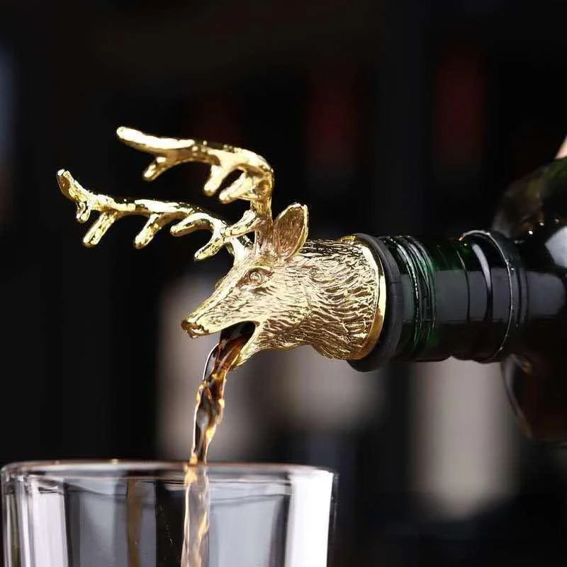 Stag Head Whiskey Pour-Stopper