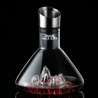 Iceberg Whiskey Decanter — Handmade Lead-Free Crystal (1500ml)