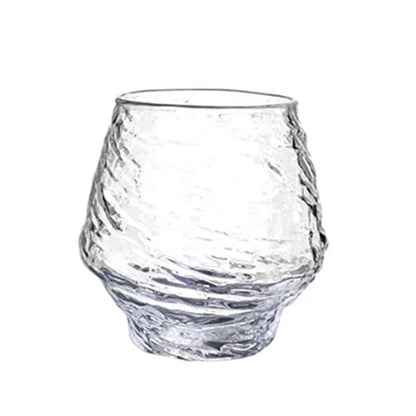 Japanese Edo Crystal Whiskey Glass — Blowing Snow (420ml)