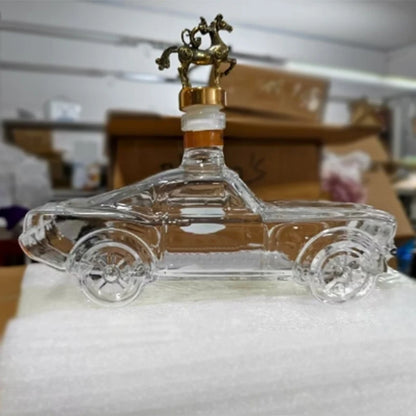 Classic Car Whiskey Decanter — Muscle Car & V-Twin Engine