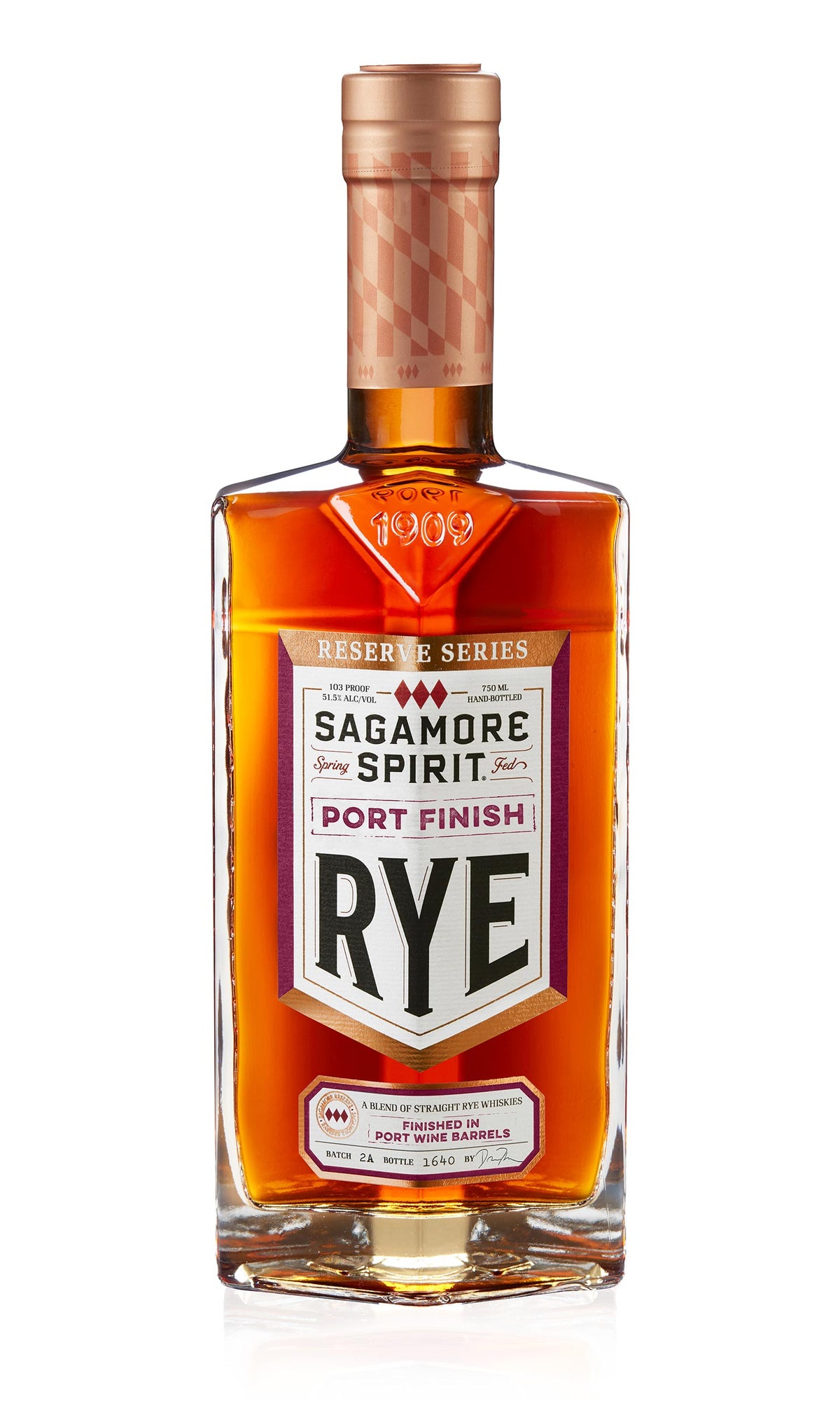 Sagamore Spirit Port Finish Rye Bottle