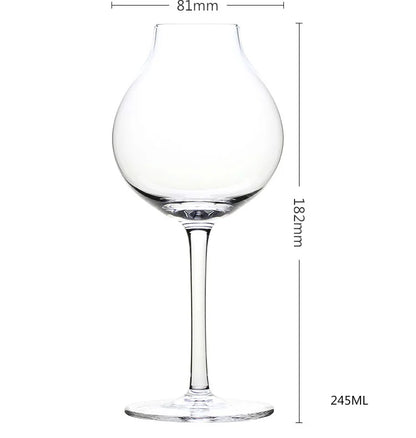 Whiskey Tasting Tulip Cups - in use