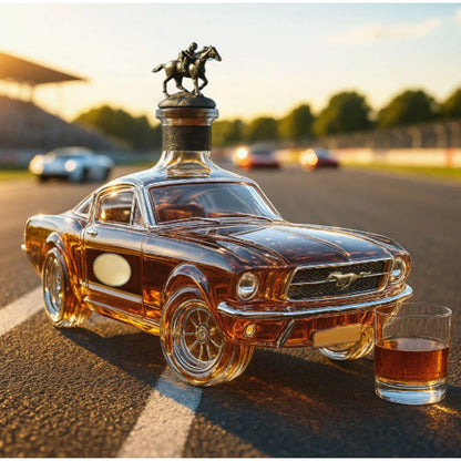 Classic Car Whiskey Decanter — Muscle Car & V-Twin Engine