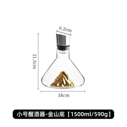 Iceberg Whiskey Decanter — Handmade Lead-Free Crystal (1500ml)