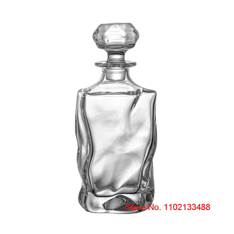 Crumpled Whiskey Decanter: Japanese Art Twist