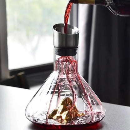 Iceberg Whiskey Decanter — Handmade Lead-Free Crystal (1500ml)