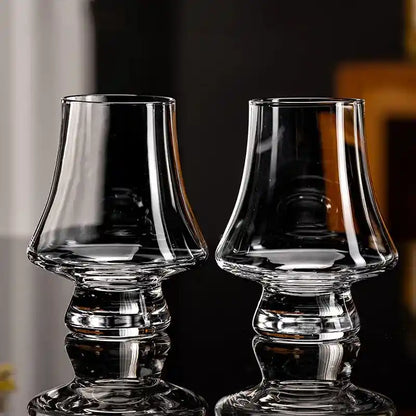 Tapered Whiskey Tasting Glasses – Lead-Free Set (1–6 Pack)
