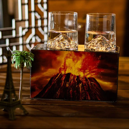 3D Mountain Whiskey Glass — Guanshan (5oz)