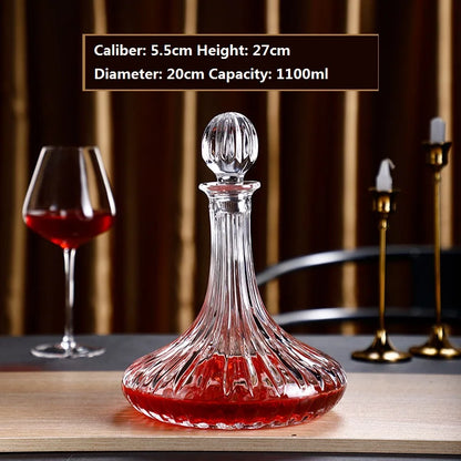 Hammer-Patterned Whisky Decanter Premium Quality
