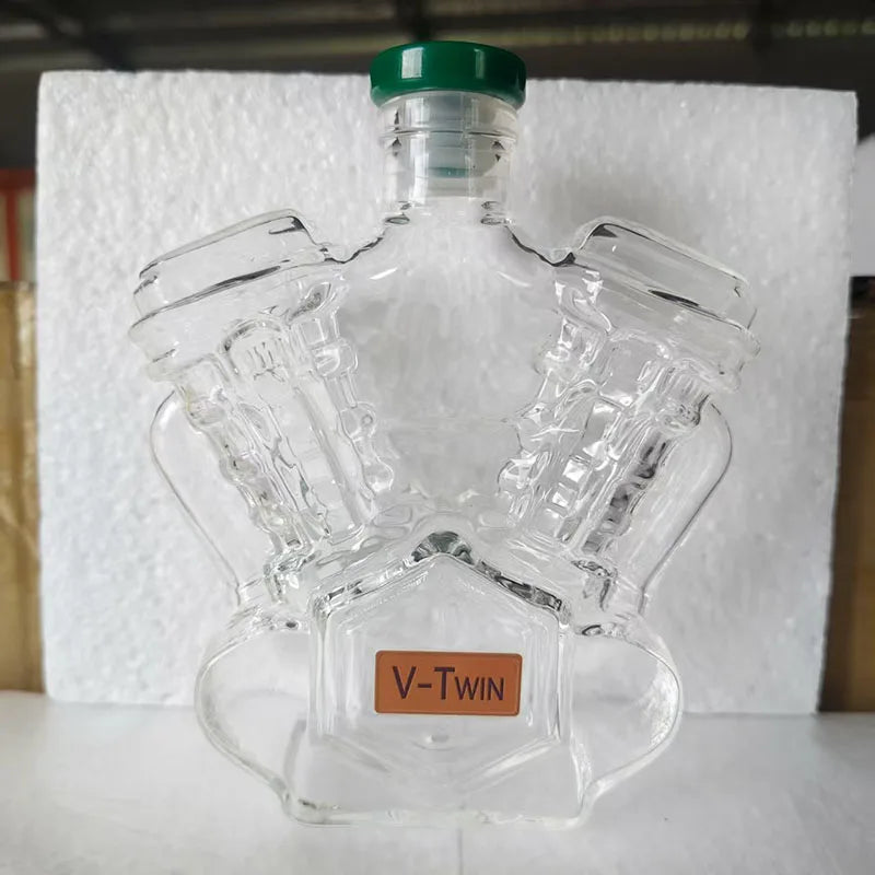 Classic Car Whiskey Decanter — Muscle Car & V-Twin Engine