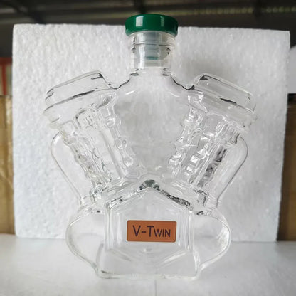 Classic Car Whiskey Decanter — Muscle Car & V-Twin Engine