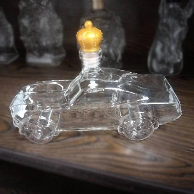 Classic Car Whiskey Decanter — Muscle Car & V-Twin Engine