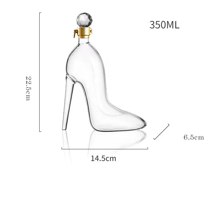 High Heel Stiletto Wine & Whiskey Decanter