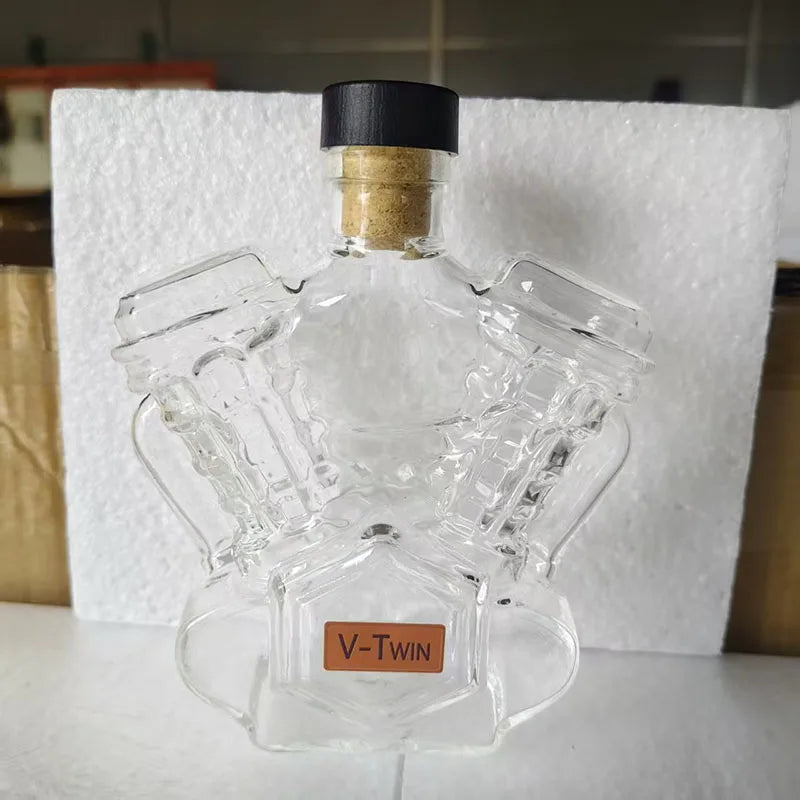 Classic Car Whiskey Decanter — Muscle Car & V-Twin Engine