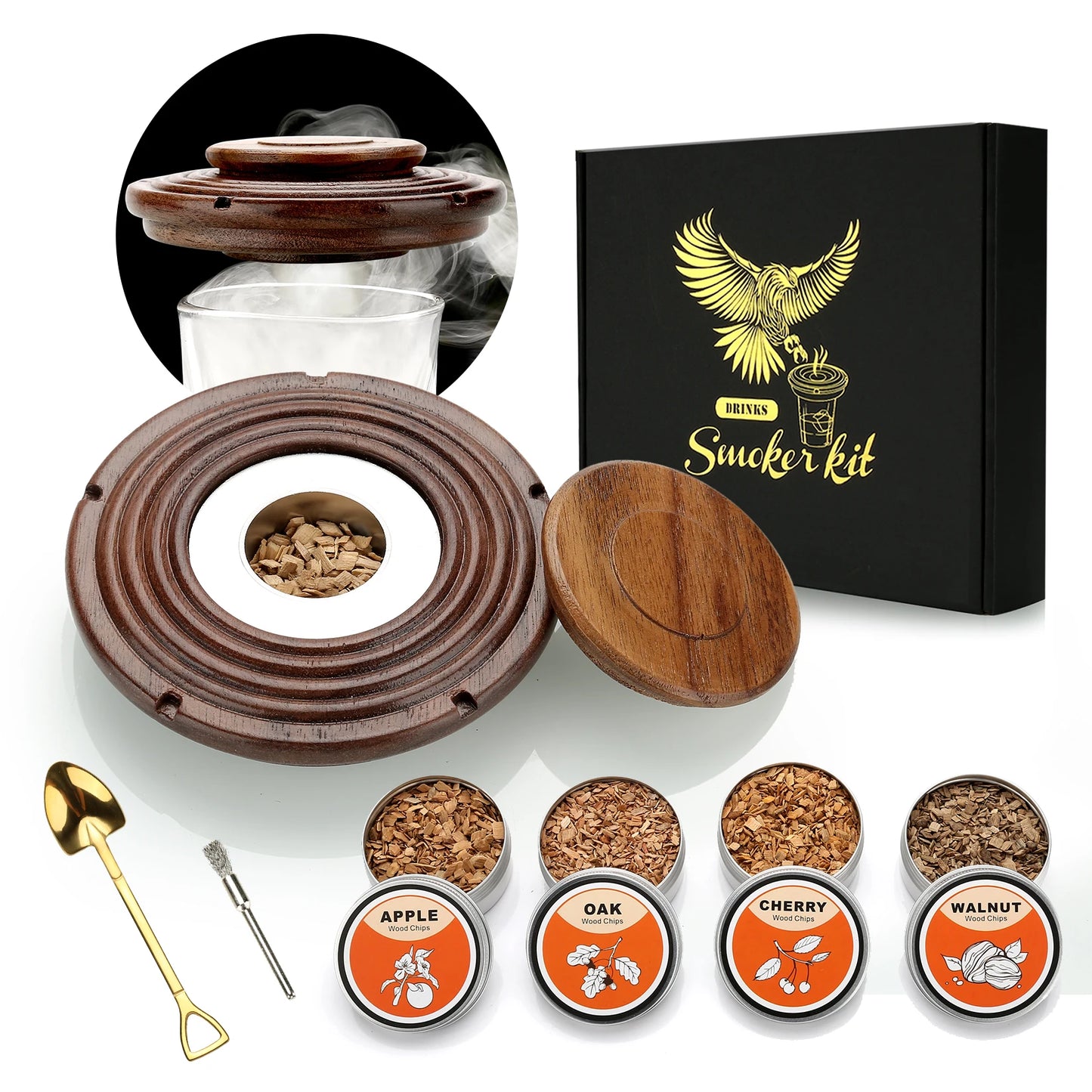 Cocktail Smoker Kit with Wood Chips