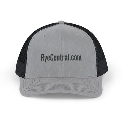 Classic mesh trucker cap with vintage whiskey distillery design