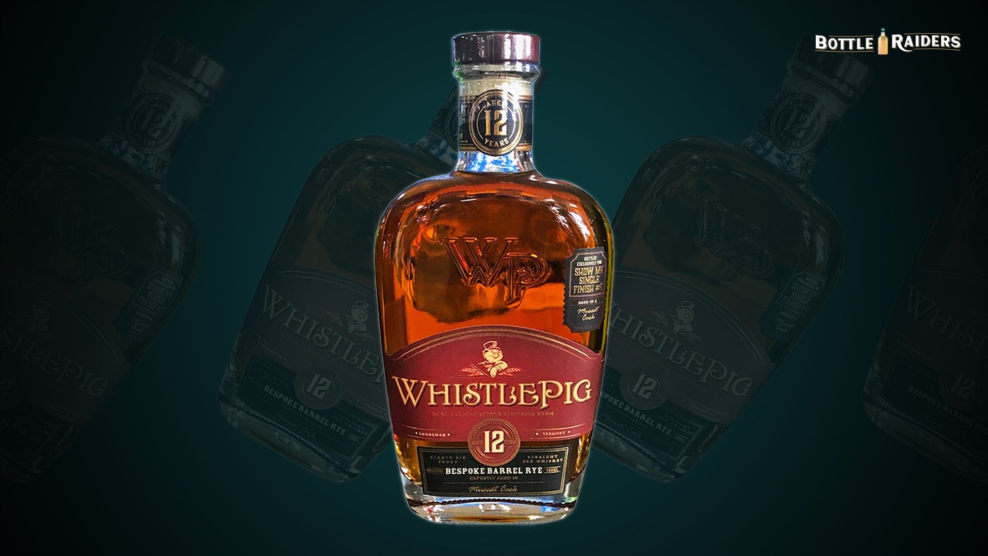 WhistlePig 12 Year Shafer Edition Rye whiskey bottle