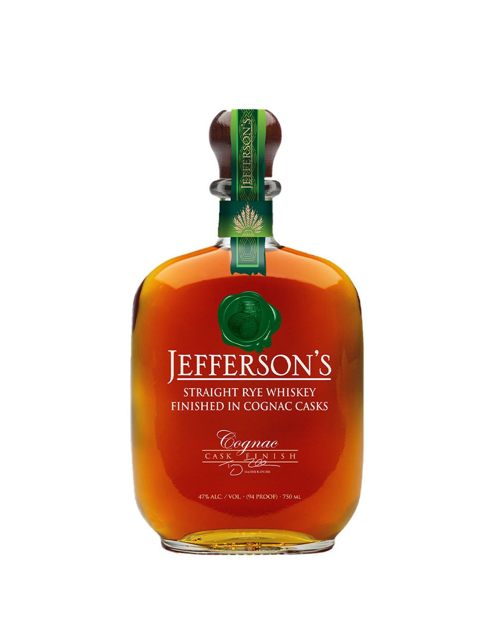 Jefferson's Straight Rye Whiskey Finished in Cognac Casks Bottle